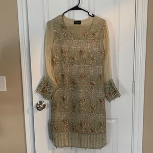 Pakistani Formal Dress with heavy embroidery